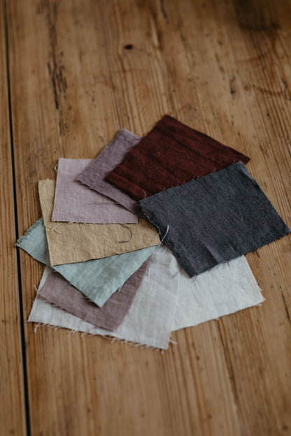 Linen fabric color swatches - Linanden