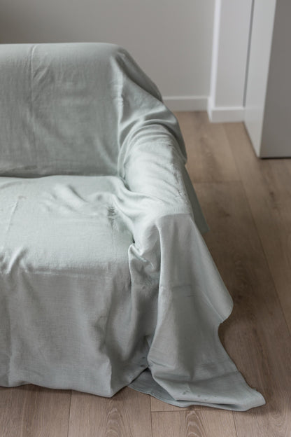 Linen couch cover