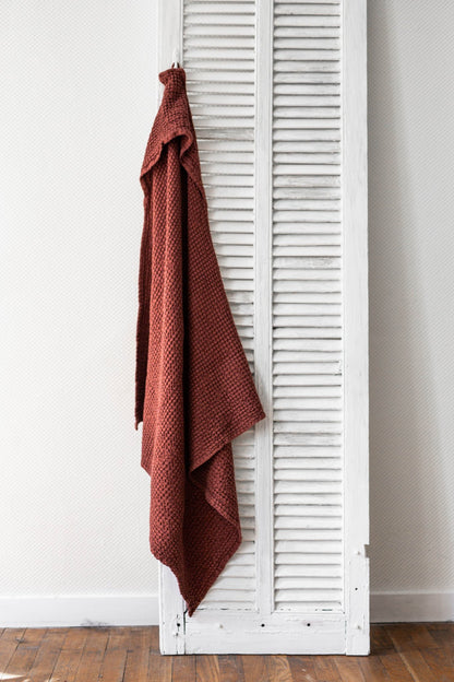 Baby hooded linen towel - Linanden