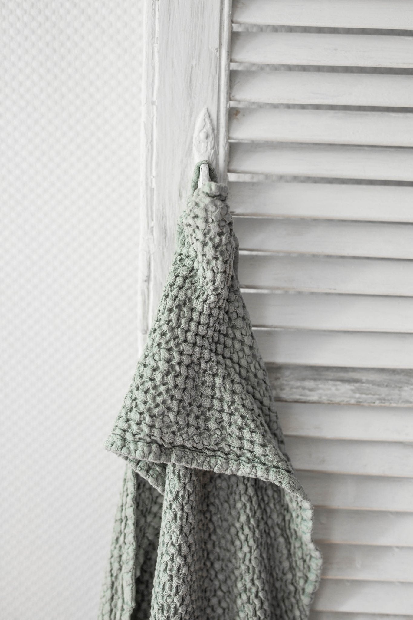 Baby hooded linen towel - Linanden