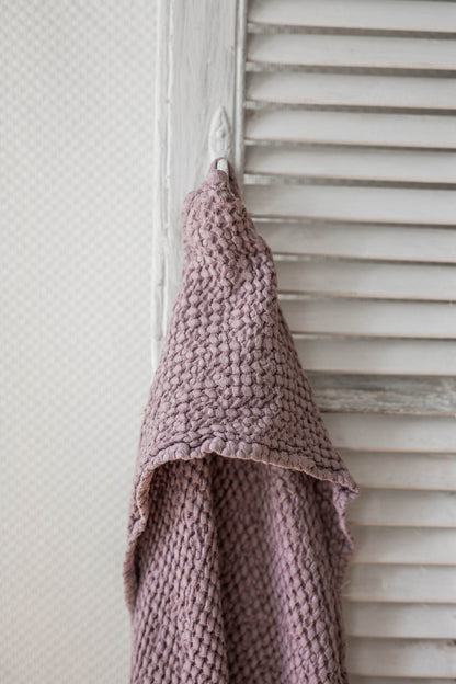 Baby hooded linen towel - Linanden