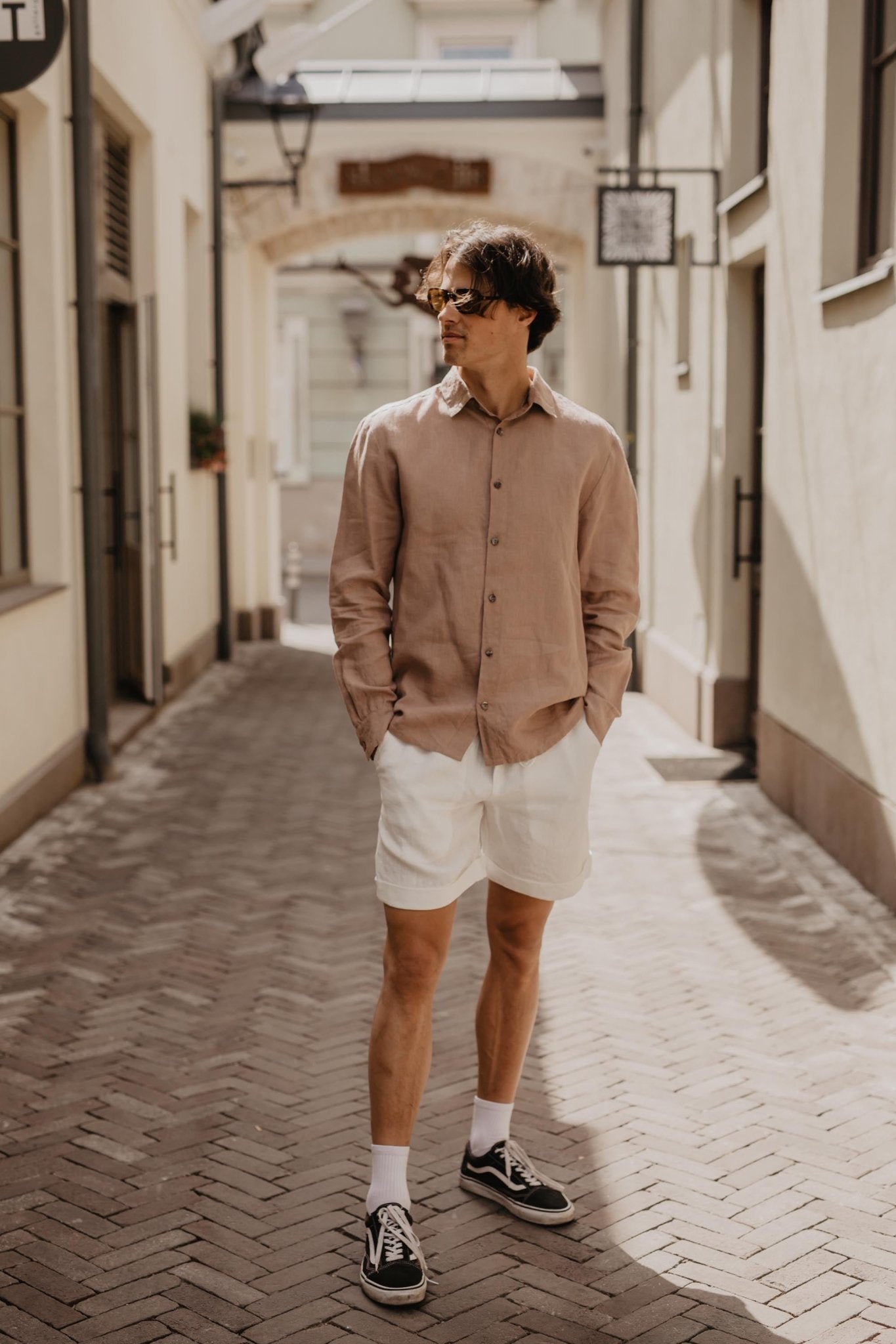 Classic linen shirt HECTOR - Linanden