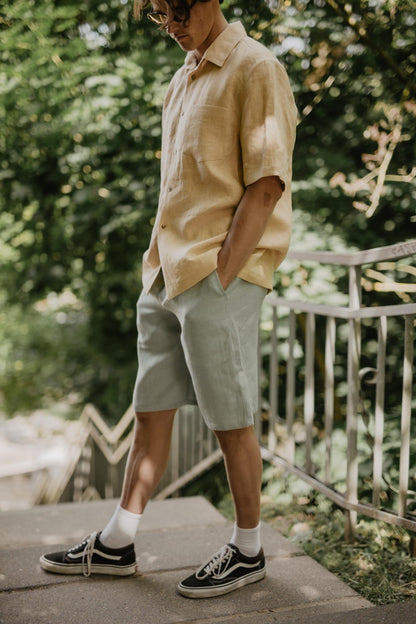 Classic linen shorts HERMES - Linanden