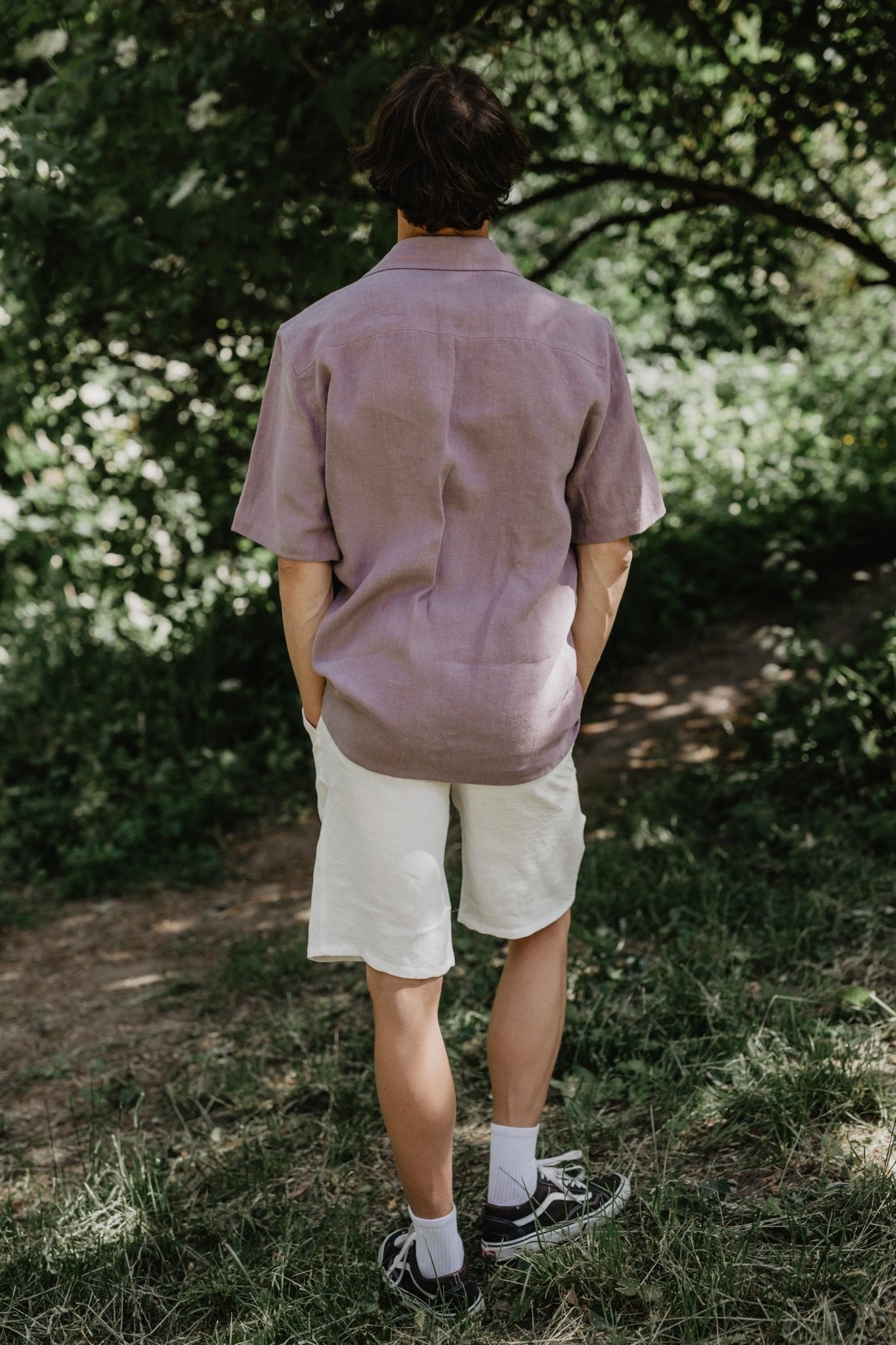 Classic linen shorts HERMES - Linanden