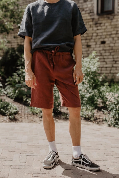 Classic linen shorts HERMES - Linanden