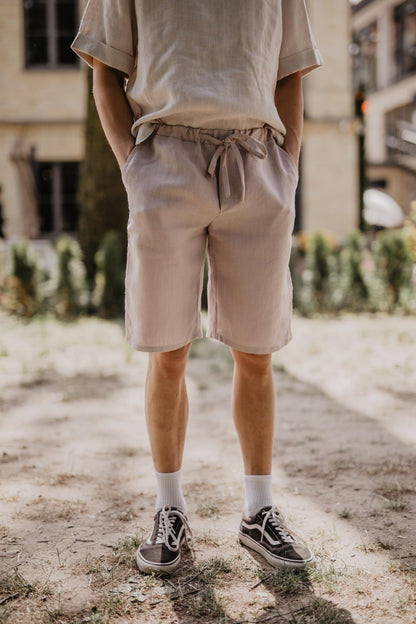 Classic linen shorts HERMES - Linanden