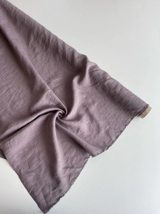 Dusty Lavender 95" / 240 cm linen fabric - Linanden