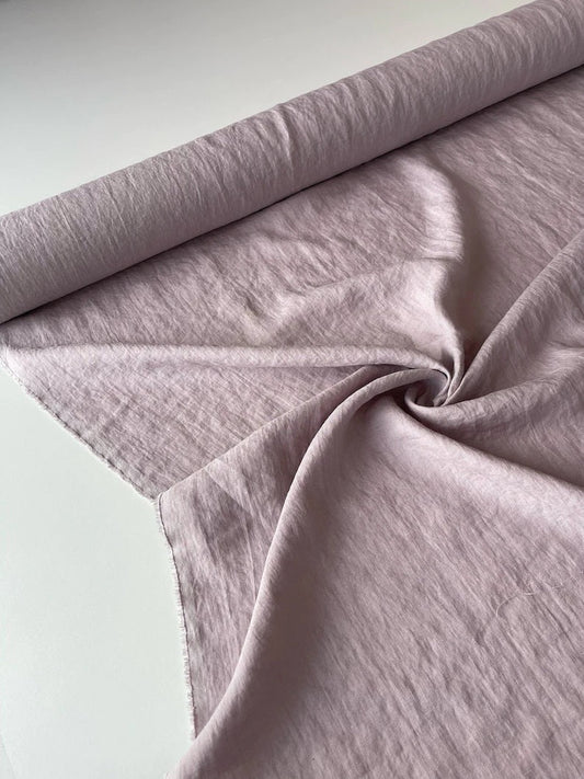 Dusty Rose 95" / 240 cm linen fabric - Linanden