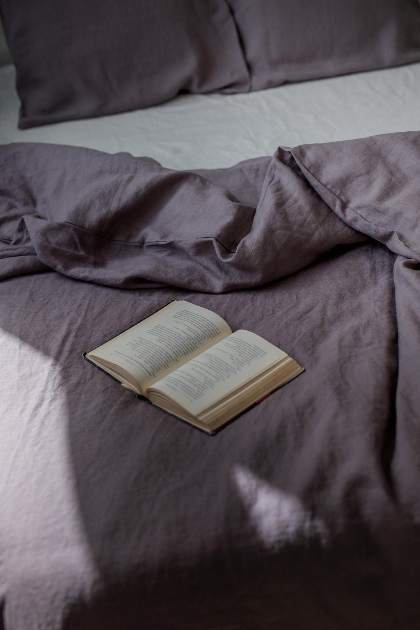 Linen bedding set in Dusty Lavender - Linanden