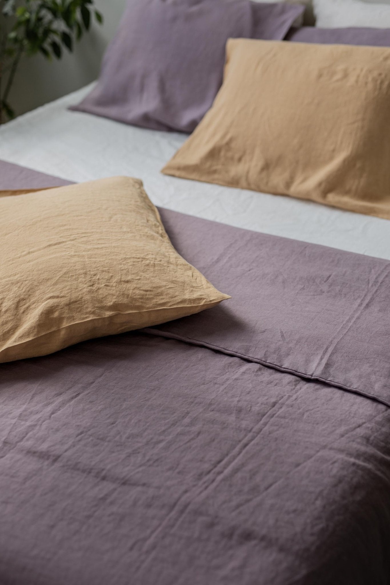 Linen bedding set in Dusty Lavender - Linanden