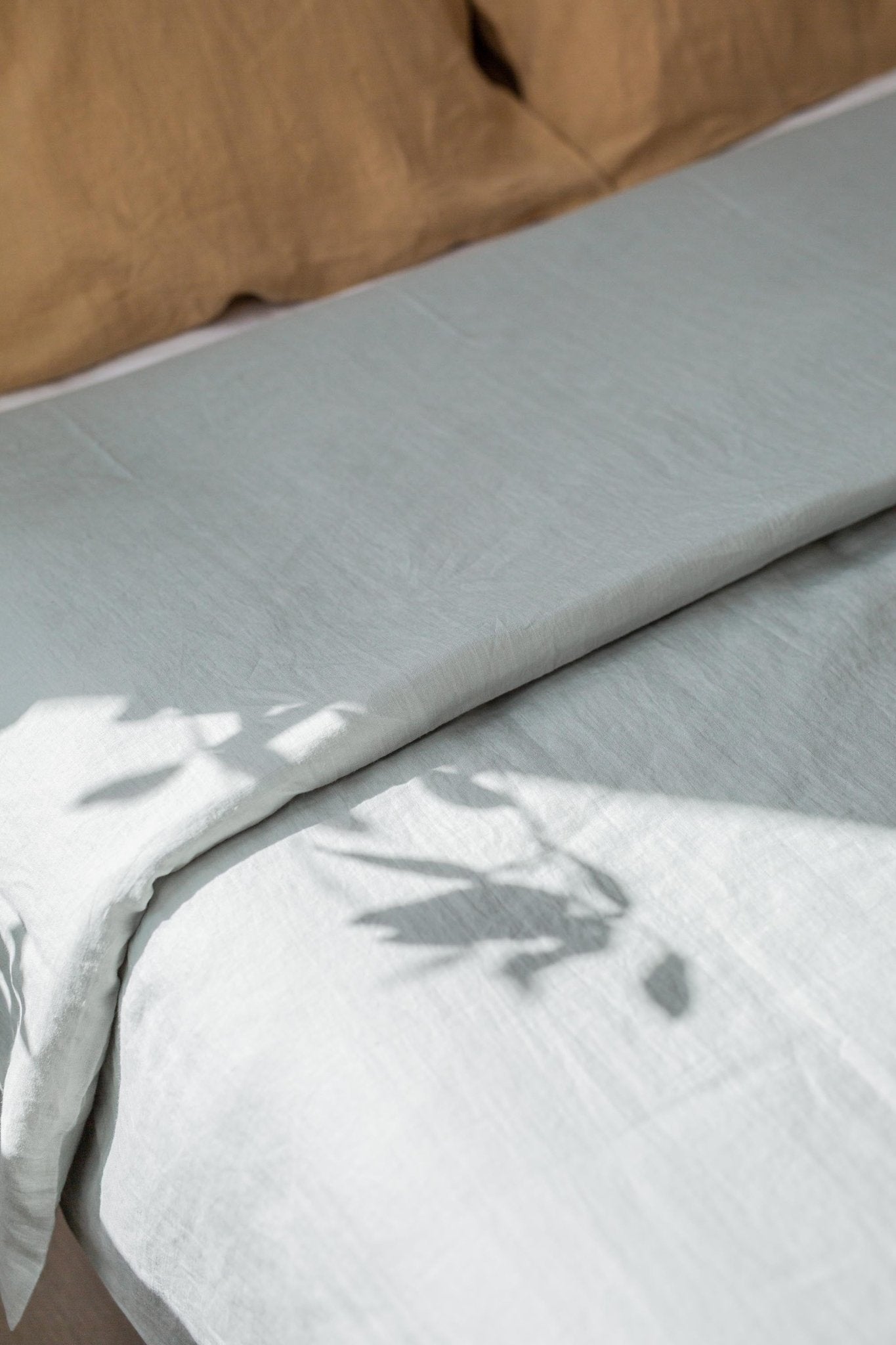 Linen bedding set in Sage Green - Linanden