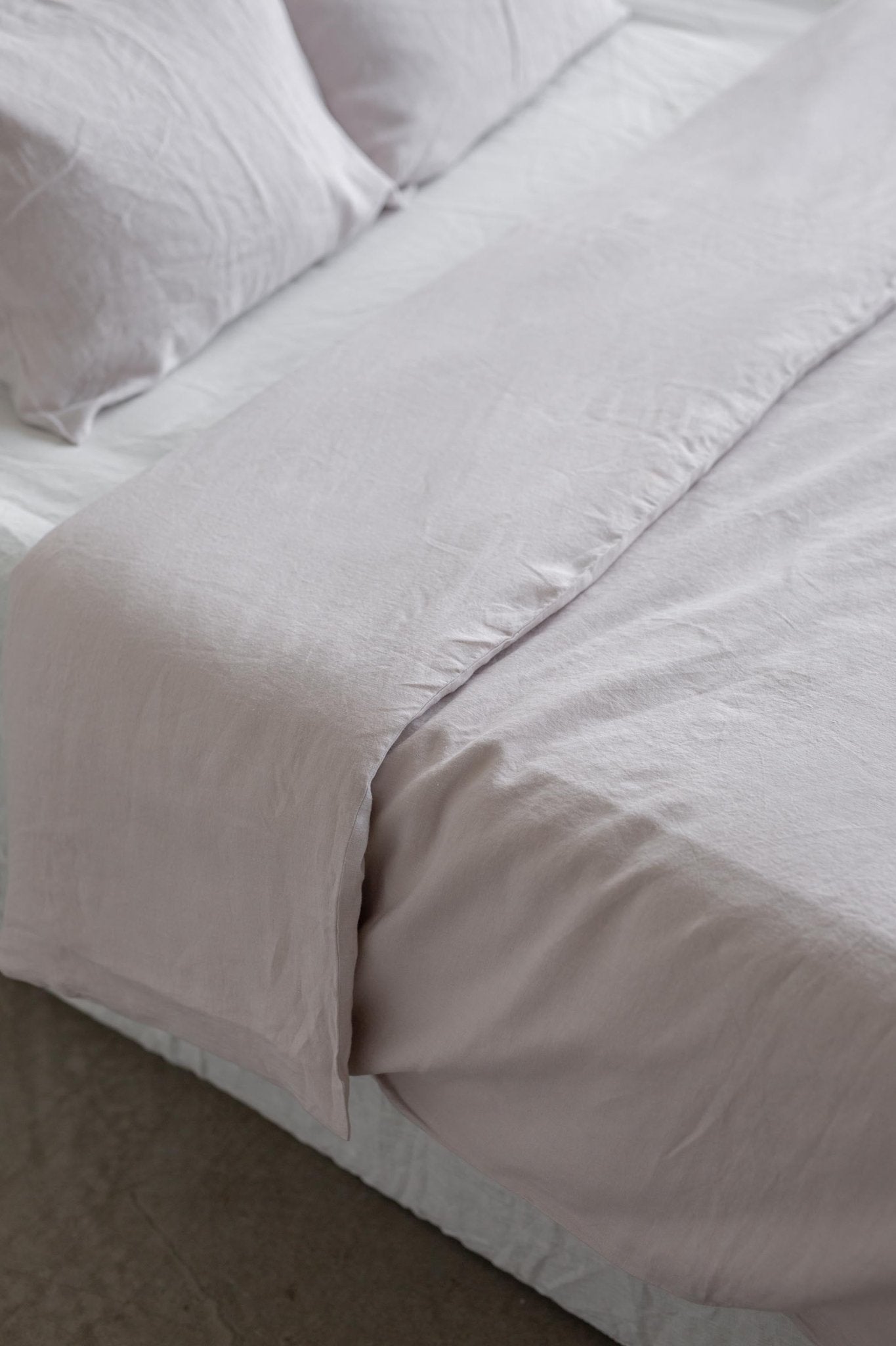 Linen duvet cover in Cream - Linanden