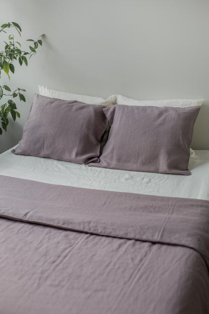 Linen duvet cover in Dusty Lavender - Linanden