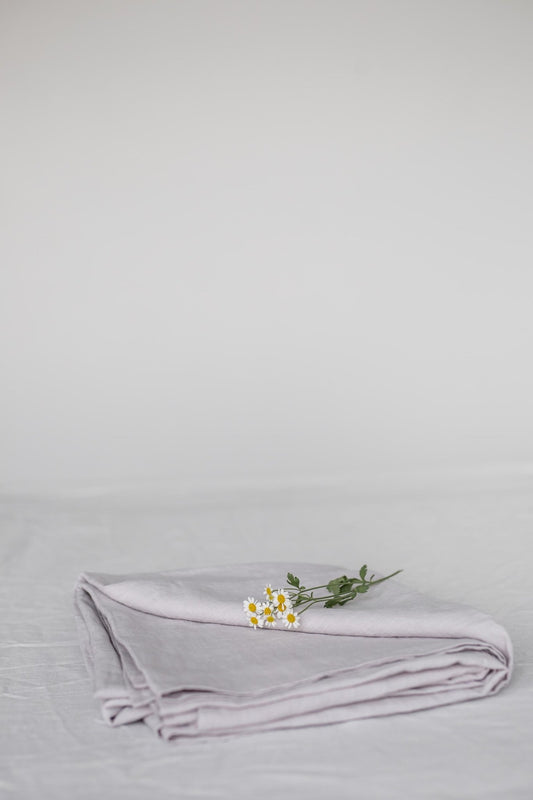 Linen flat sheet in Cream - Linanden