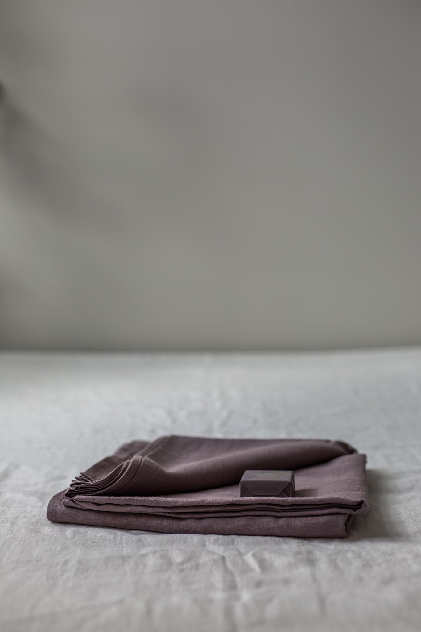 Linen flat sheet in Dusty Lavender - Linanden