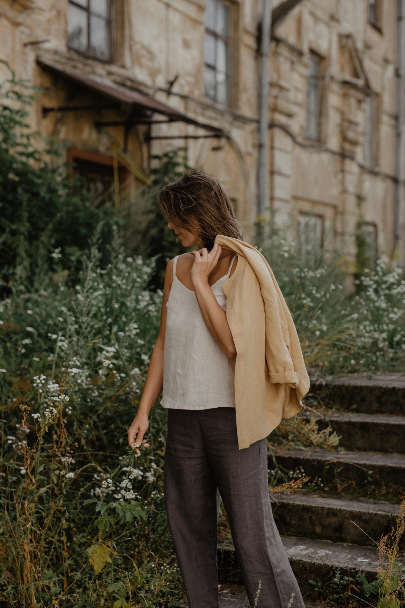 Linen oversized jacket Kyiv - Linanden