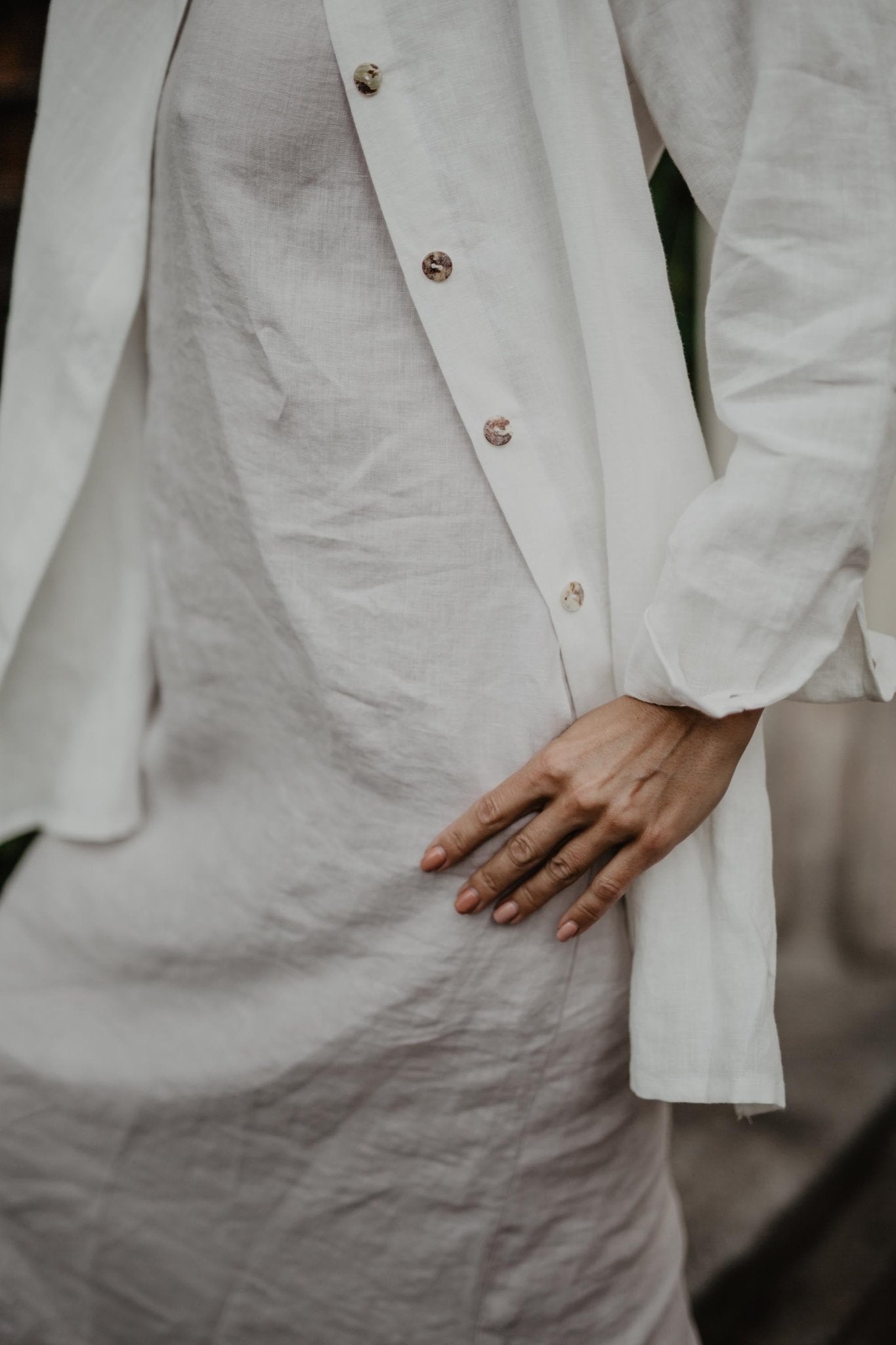 Linen oversized shirt Marrakesh - Linanden