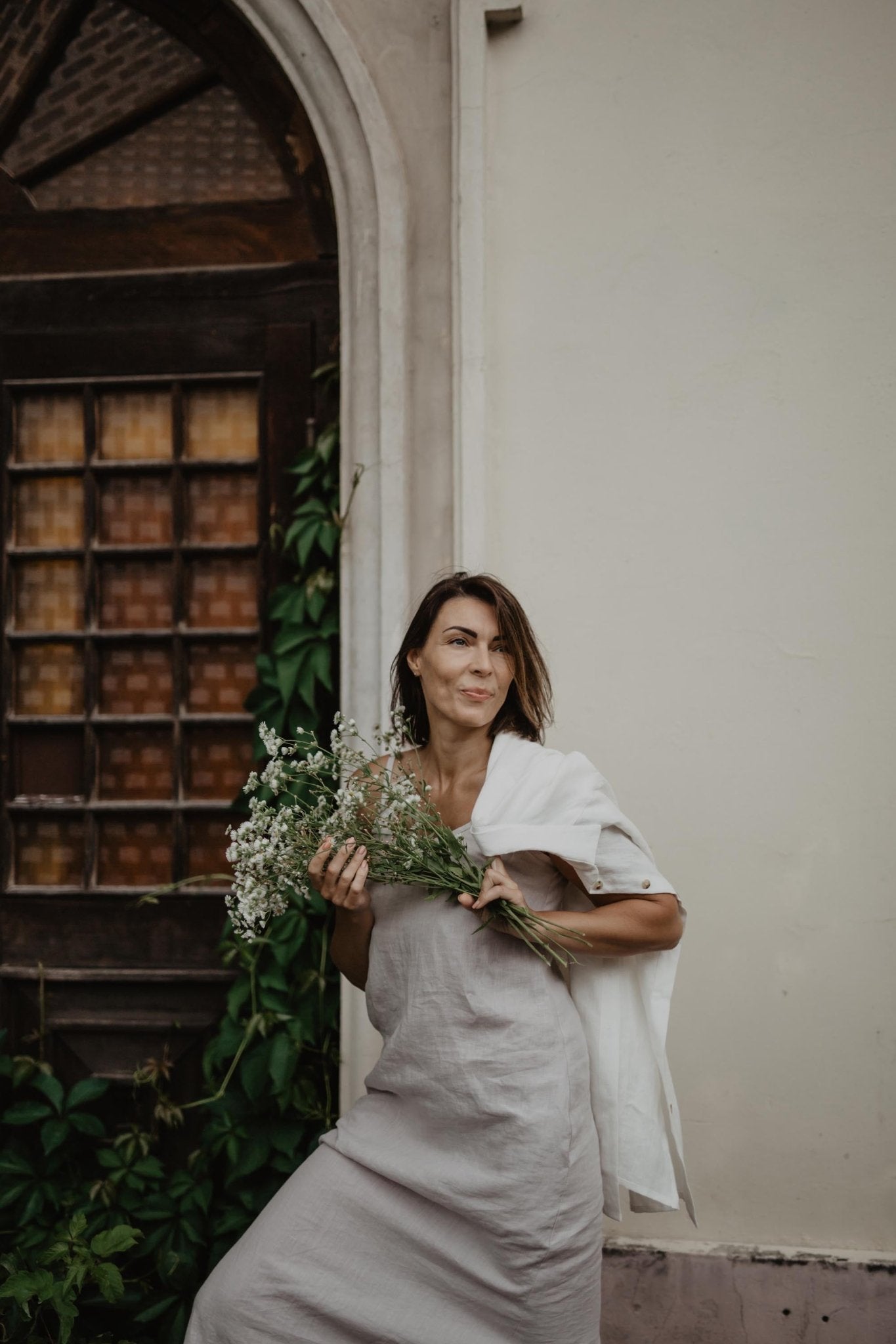 Linen oversized shirt Marrakesh - Linanden