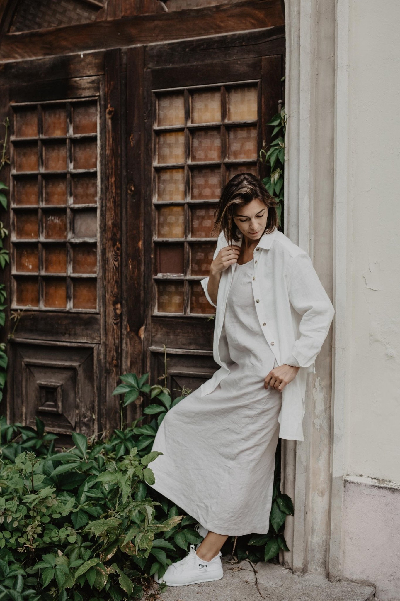 Linen oversized shirt Marrakesh - Linanden