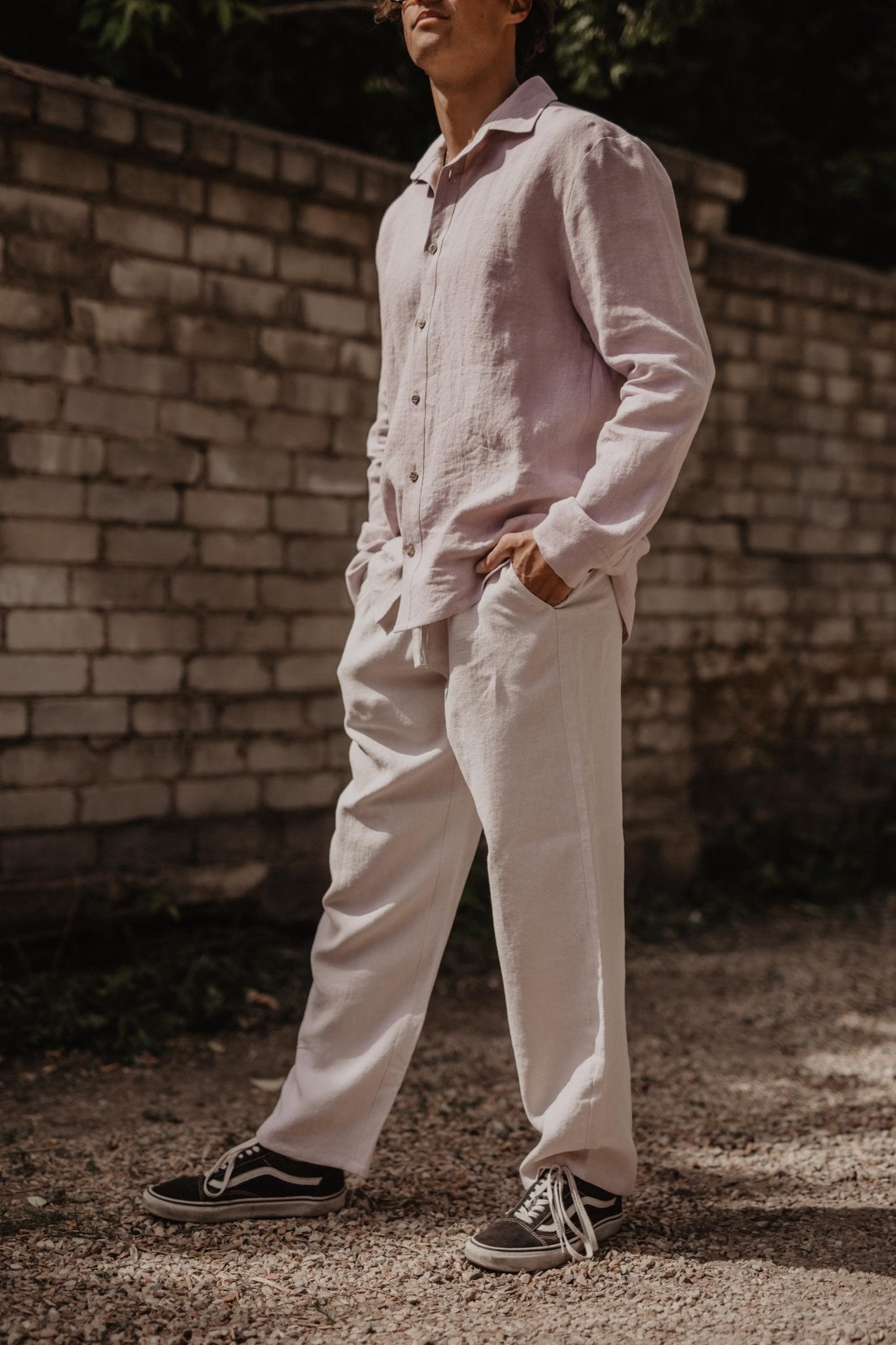 Linen pants ADONIS - Linanden