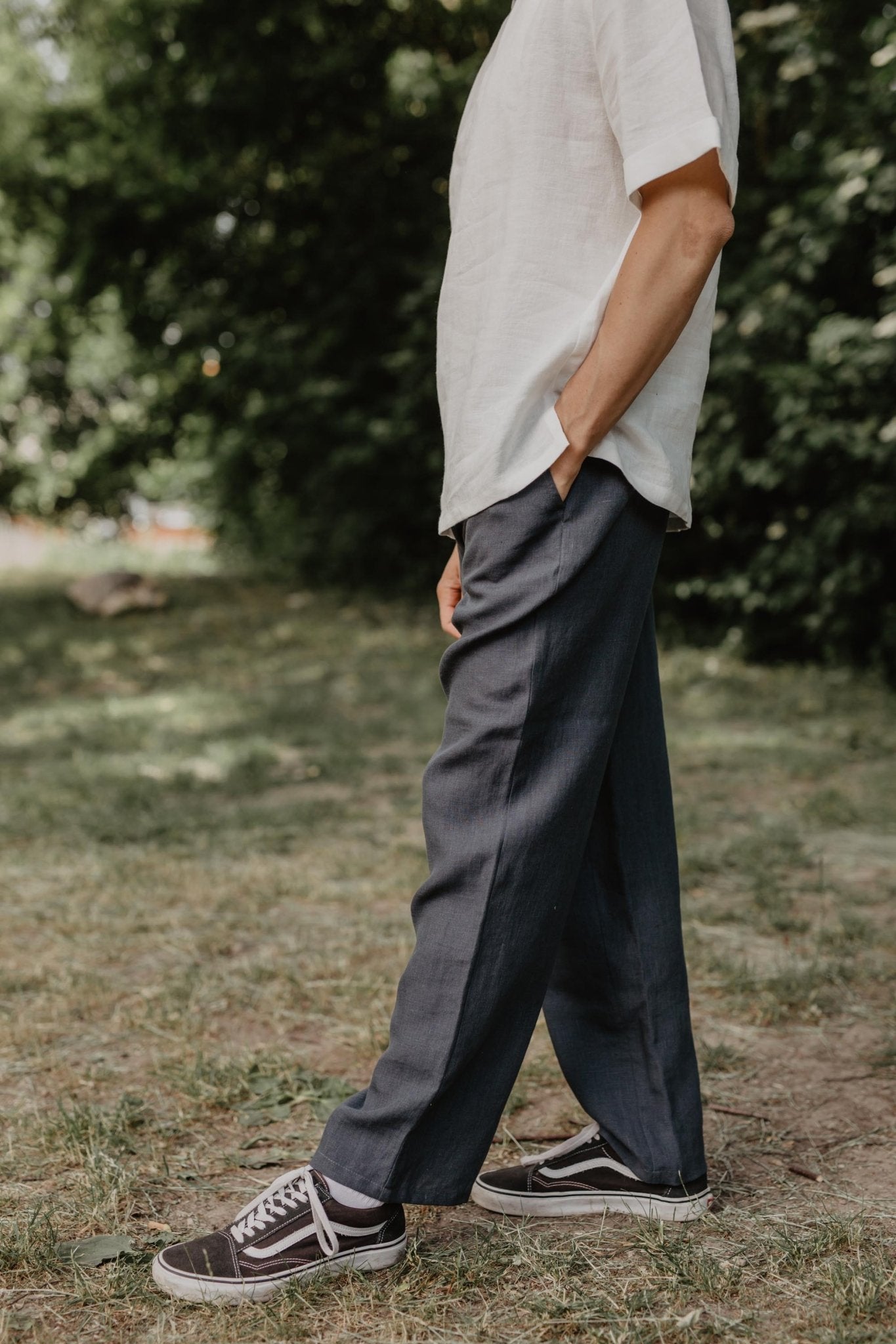 Linen pants ADONIS - Linanden