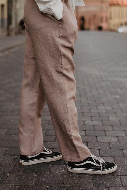 Linen pants ADONIS - Linanden