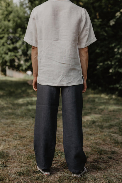 Linen pants ADONIS - Linanden