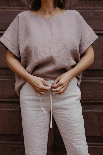 Linen pants Malmo - Linanden