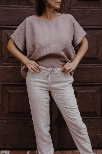 Linen pants Malmo - Linanden