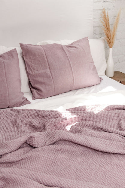 Linen pillowcase in Dusty Rose - Linanden