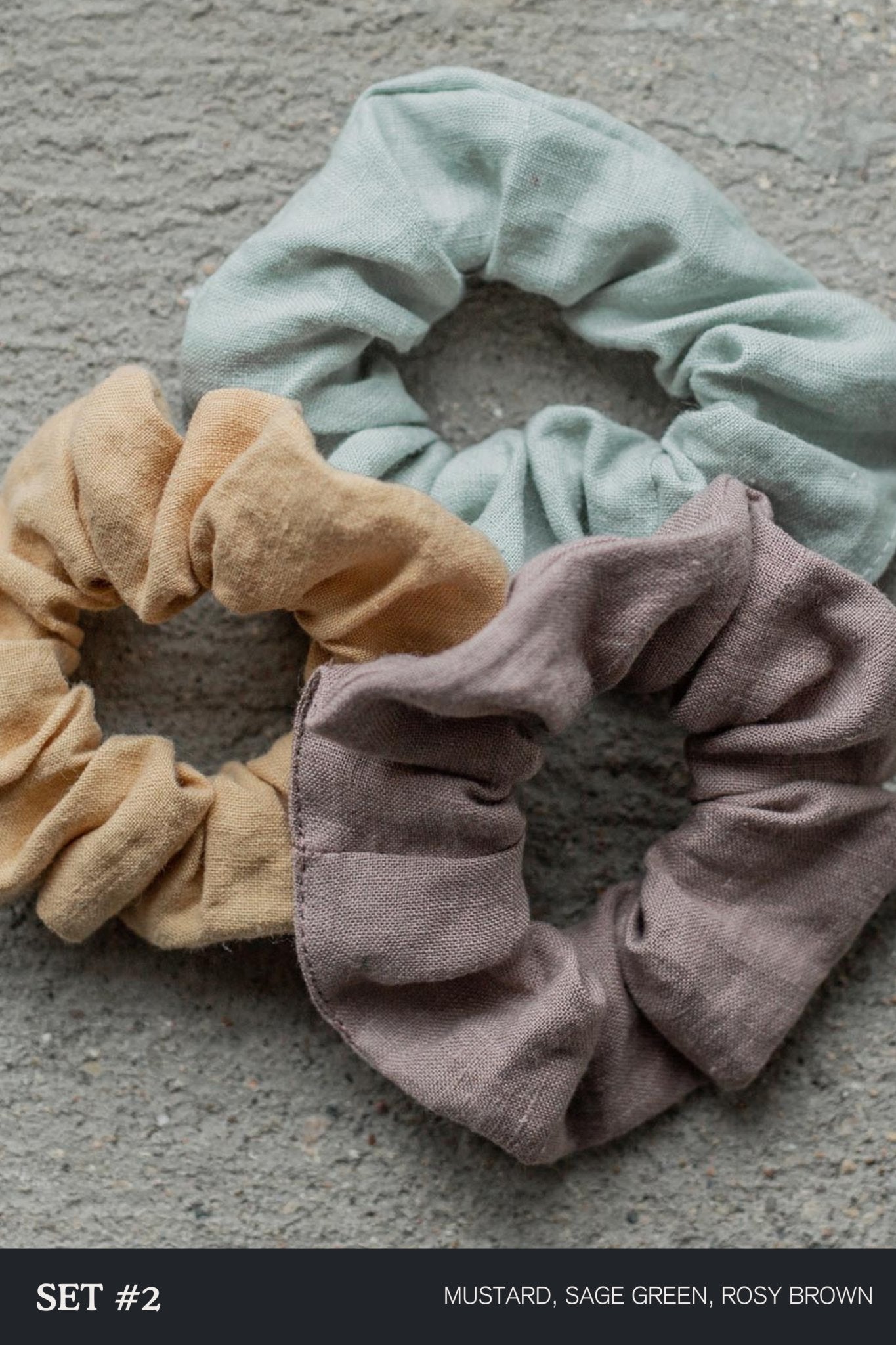 Linen scrunchies - Linanden