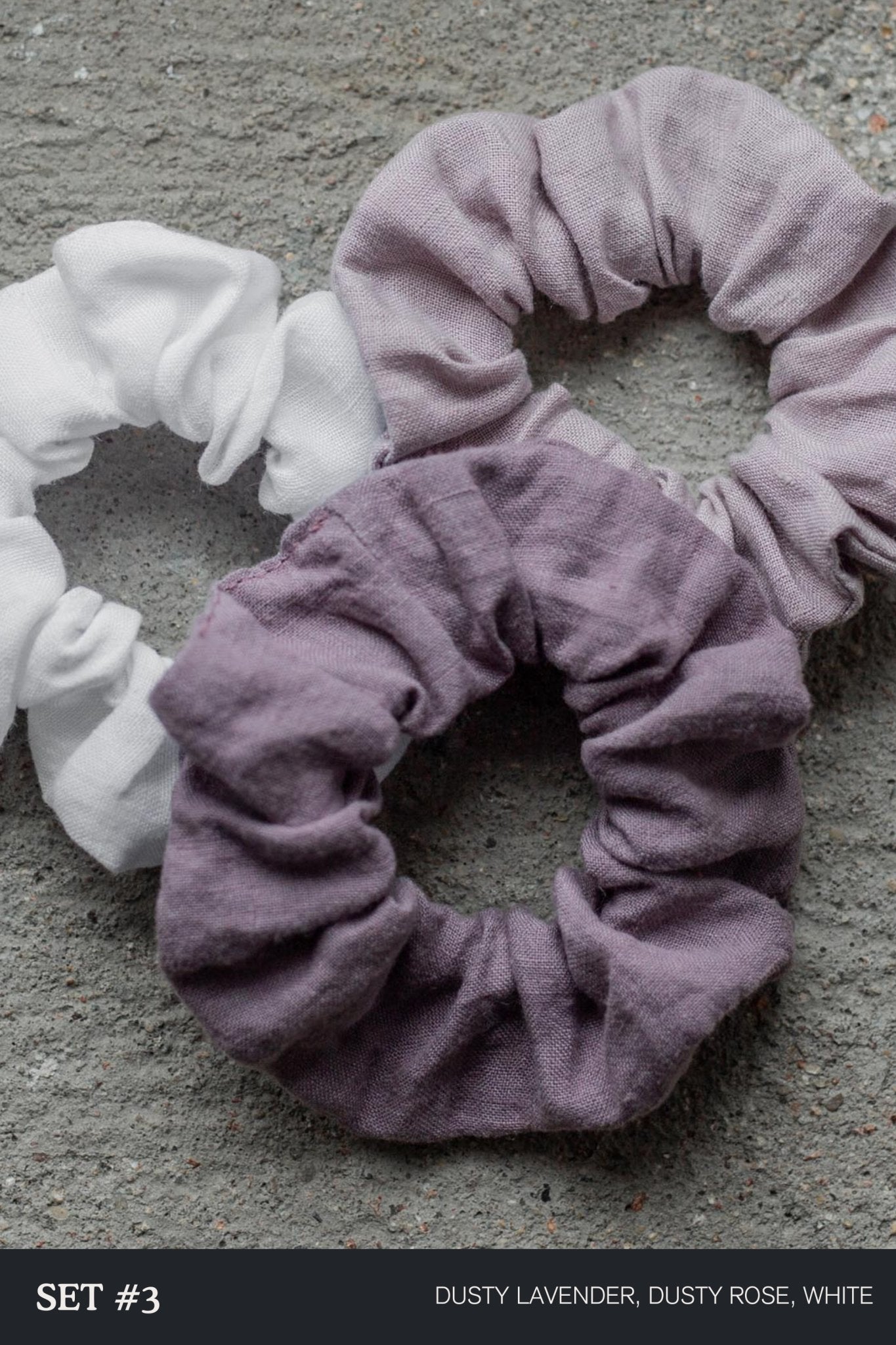 Linen scrunchies - Linanden