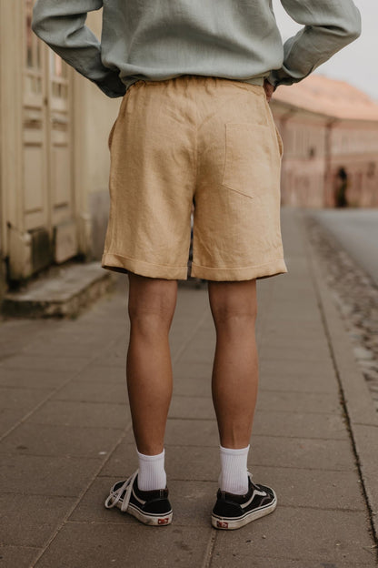 Linen shorts ARES - Linanden