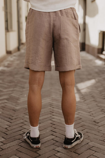 Linen shorts ARES - Linanden