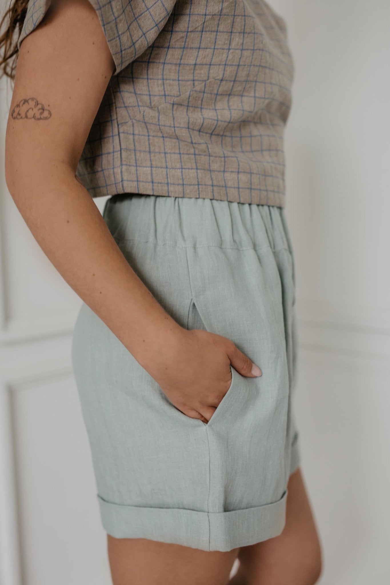 Linen shorts MIA - Linanden