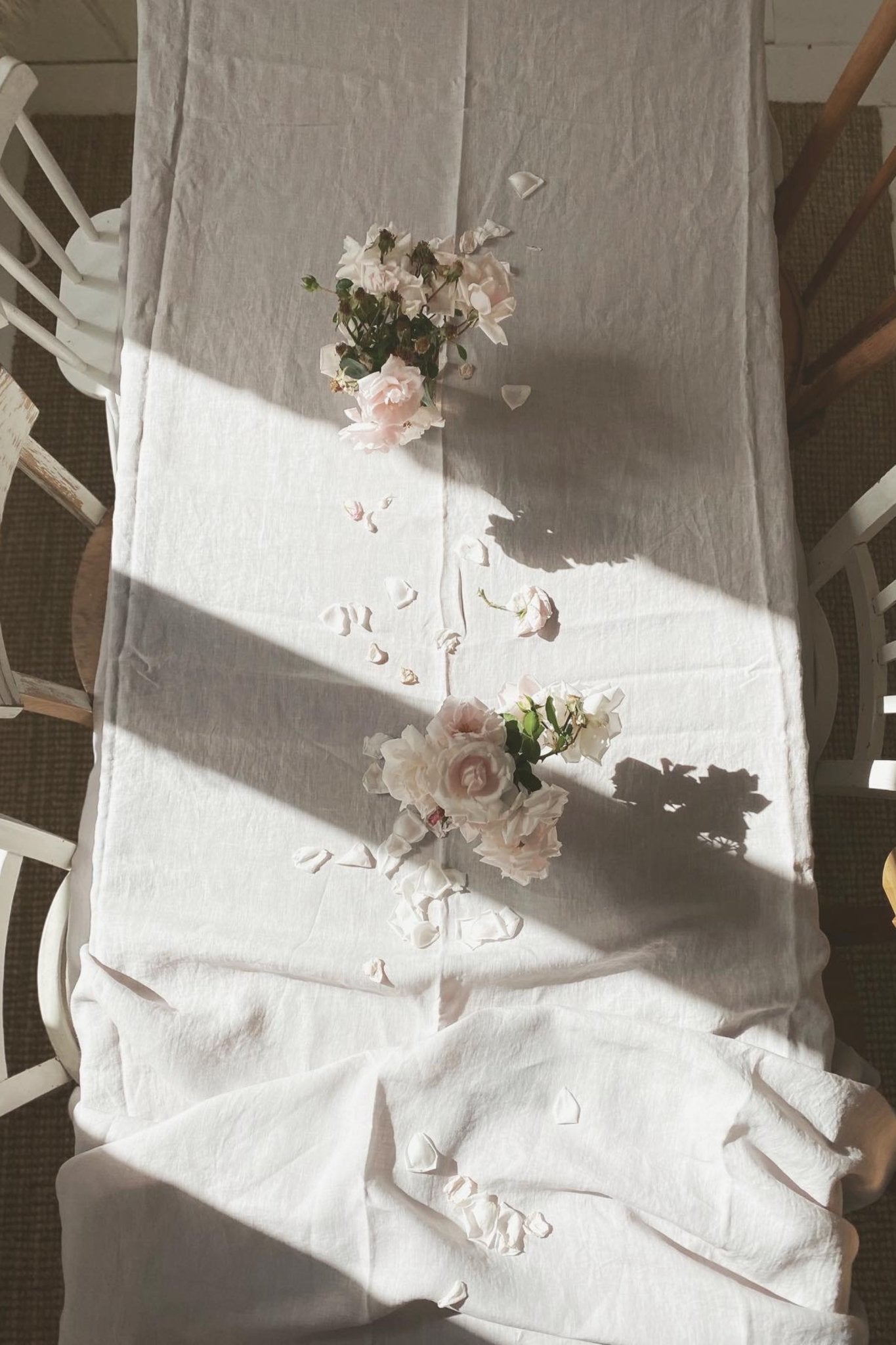 Linen tablecloth in Cream - Linanden