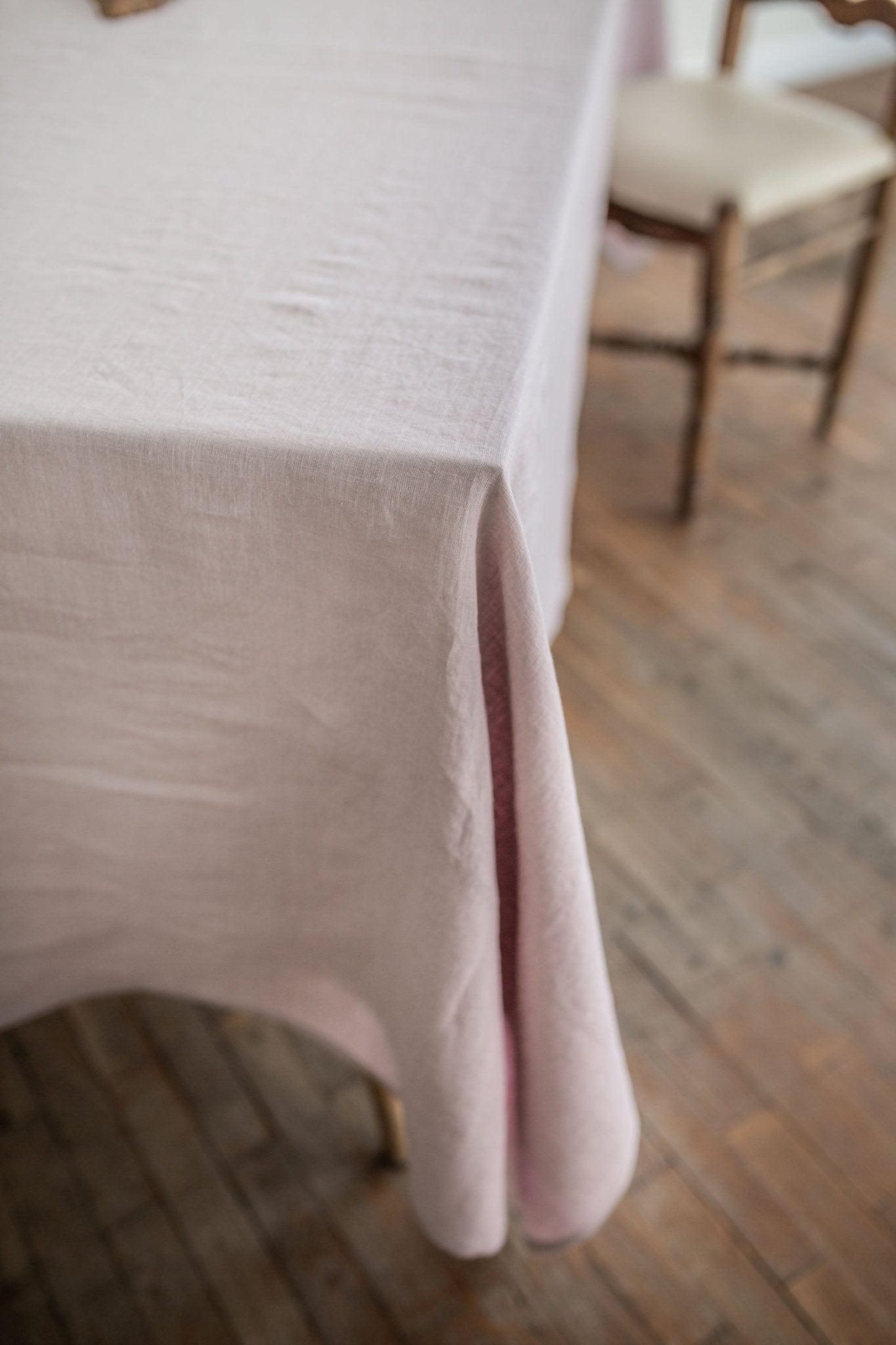 Linen tablecloth in Dusty Rose - Linanden