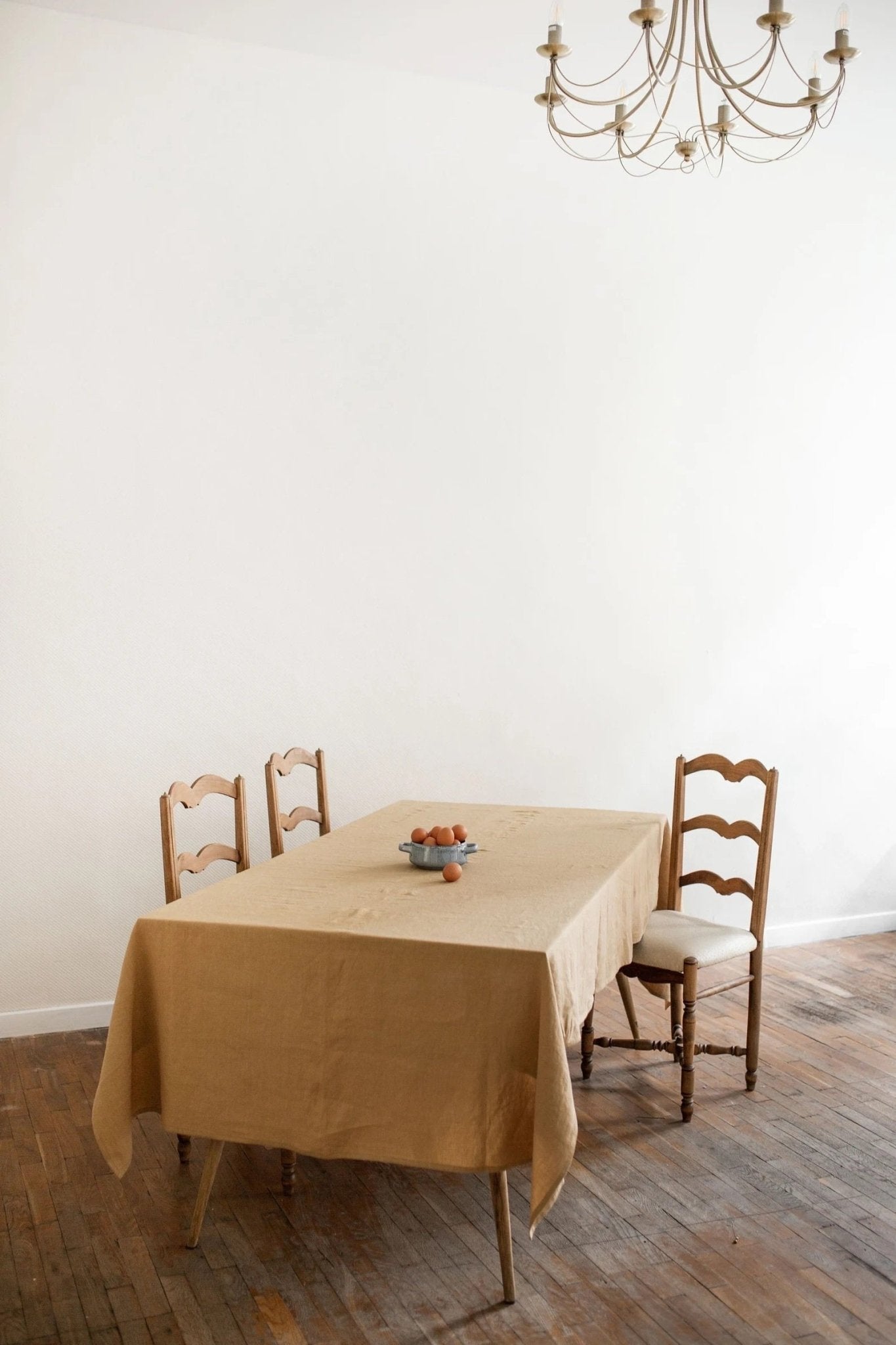 Linen tablecloth in Mustard - Linanden