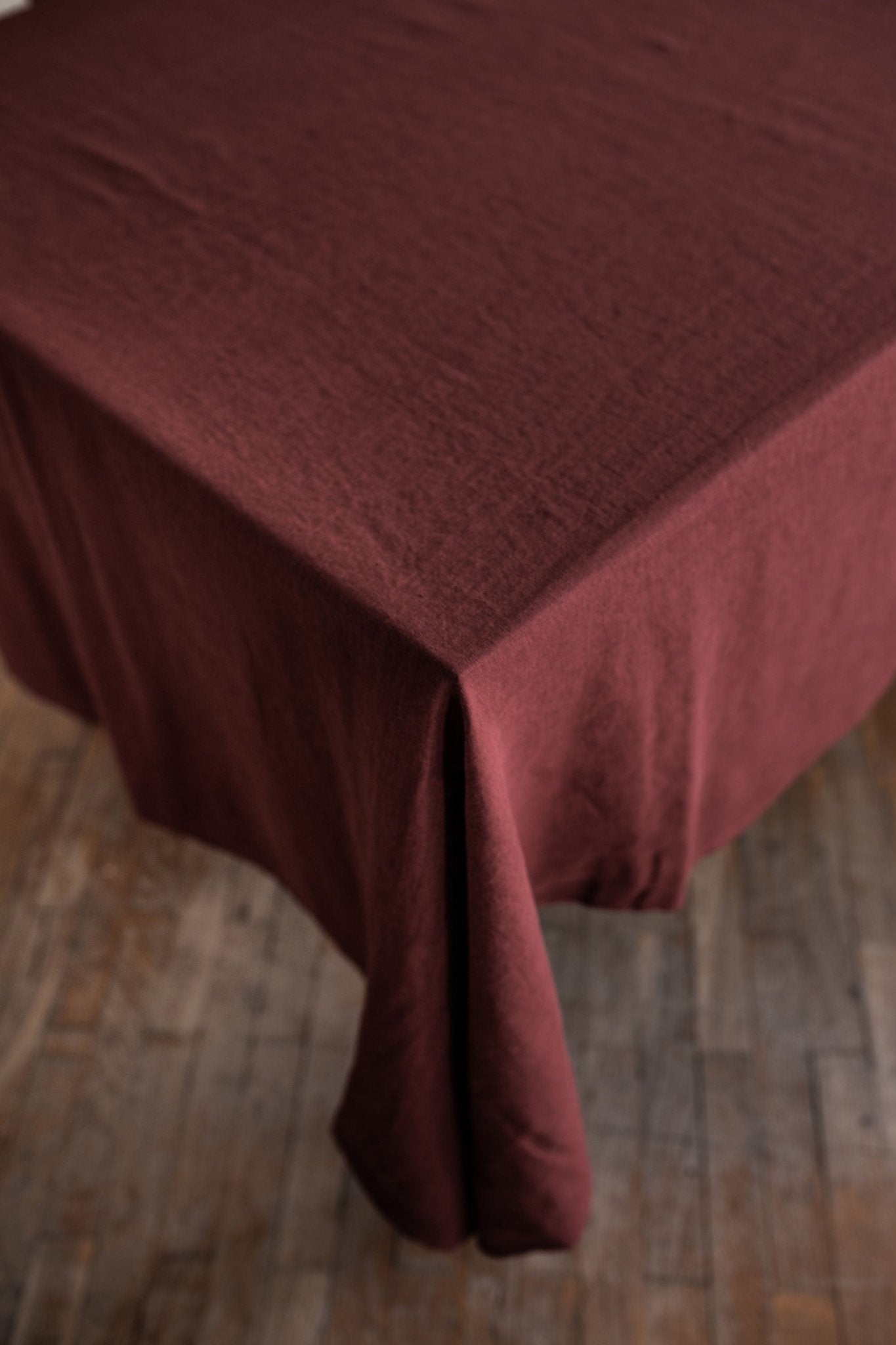 Linen tablecloth in Terracotta - Linanden