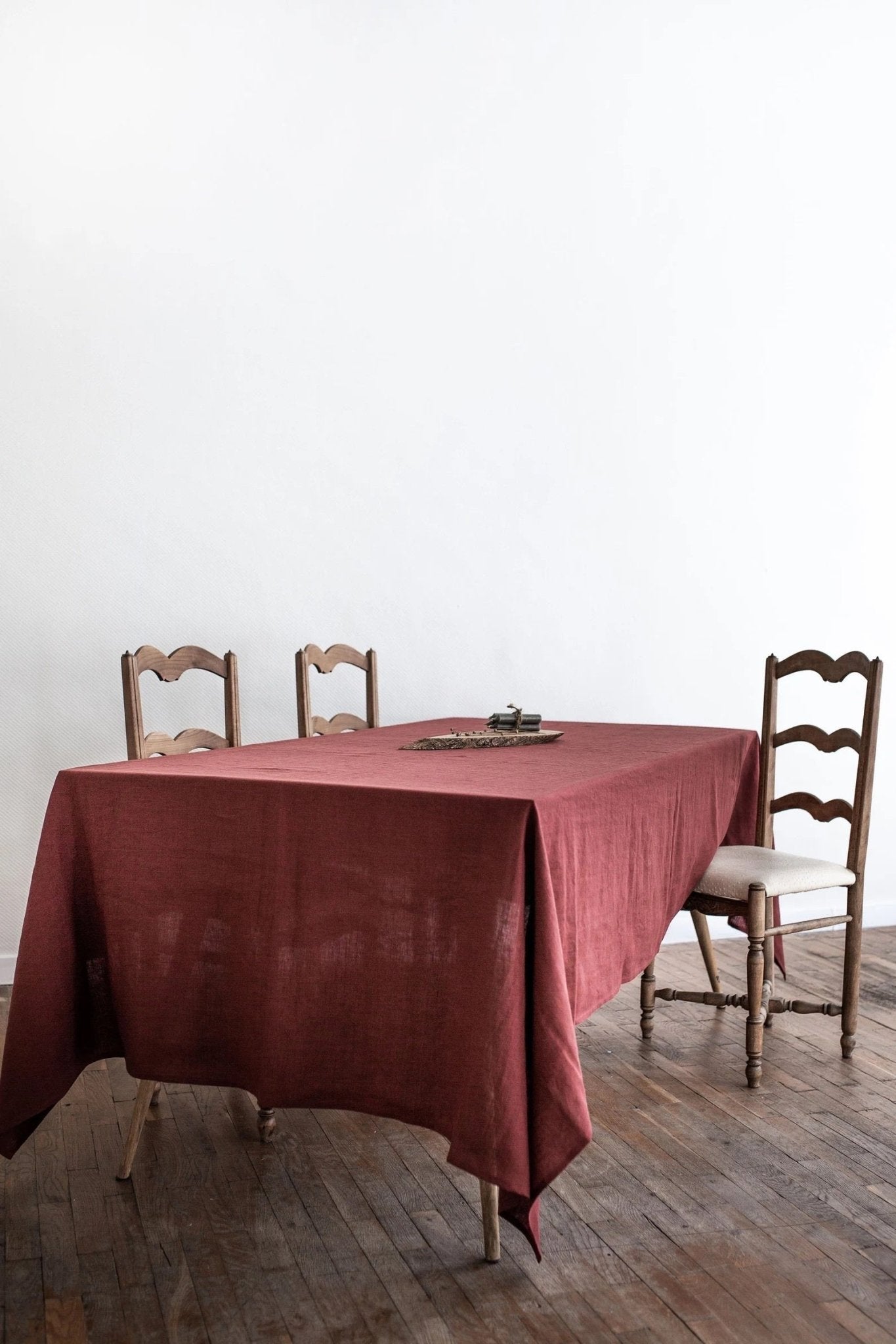 Linen tablecloth in Terracotta - Linanden