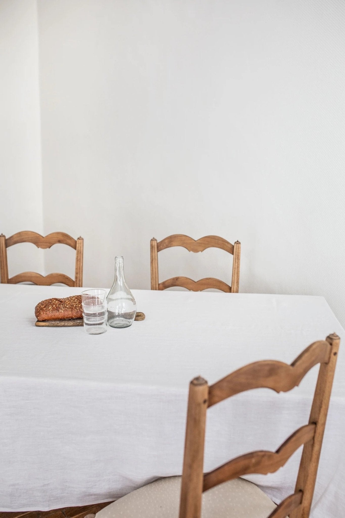 Linen tablecloth in White - Linanden