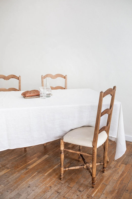 Linen tablecloth in White - Linanden