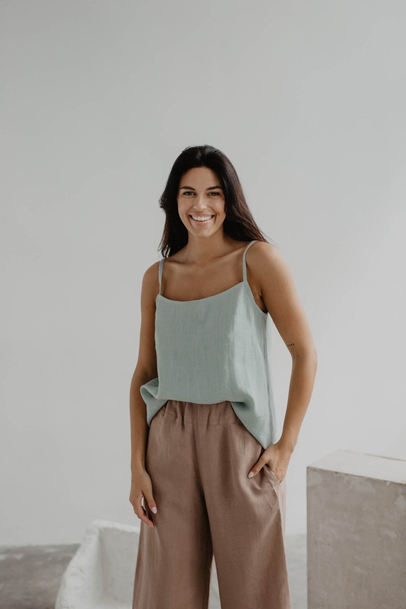 Linen top Hilo - Linanden