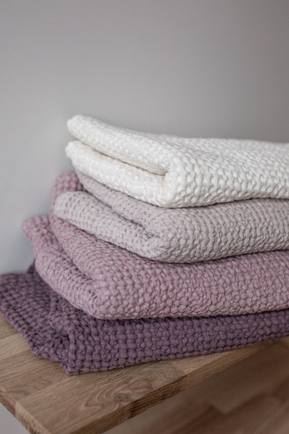 Linen waffle bath towel - Linanden