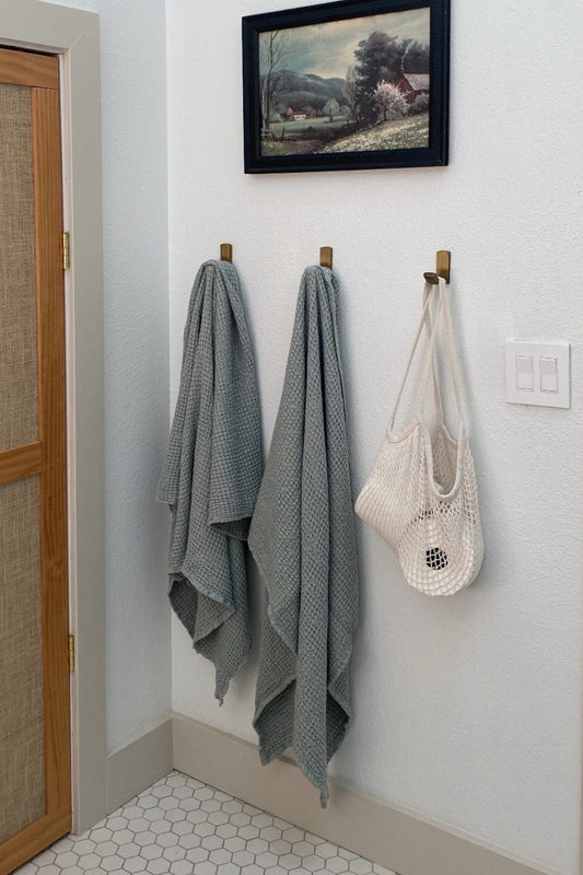 Linen waffle bath towel - Linanden