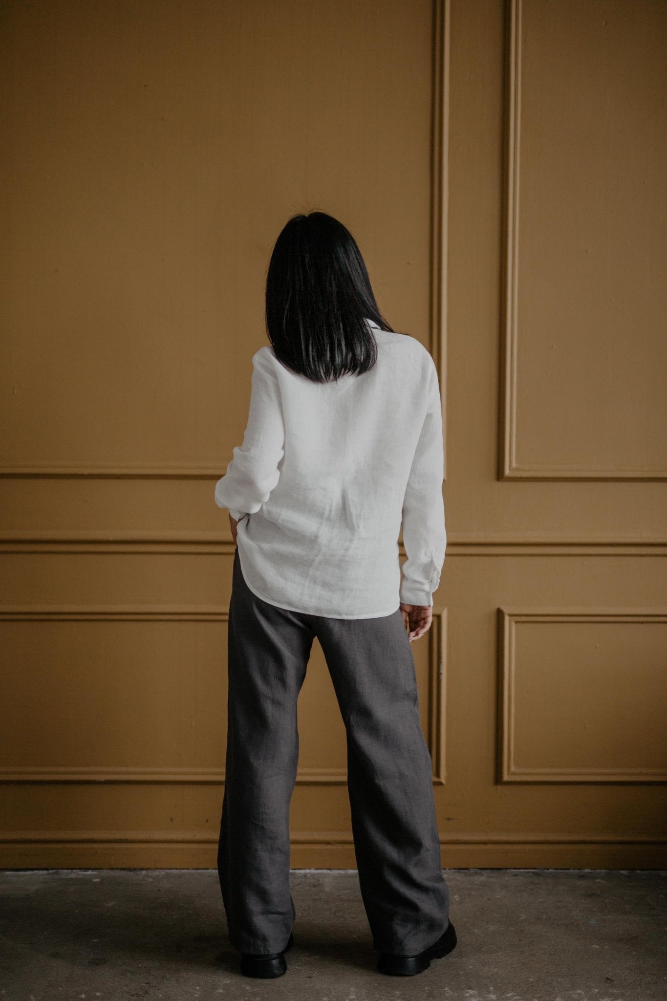 Oulu super long linen pants - Linanden