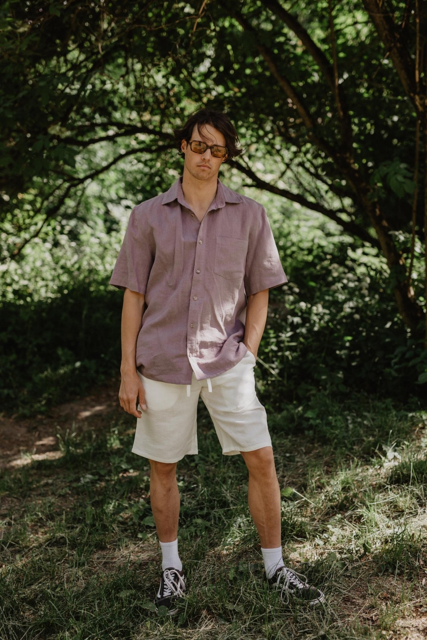 Oversized linen shirt MAGNUS - Linanden