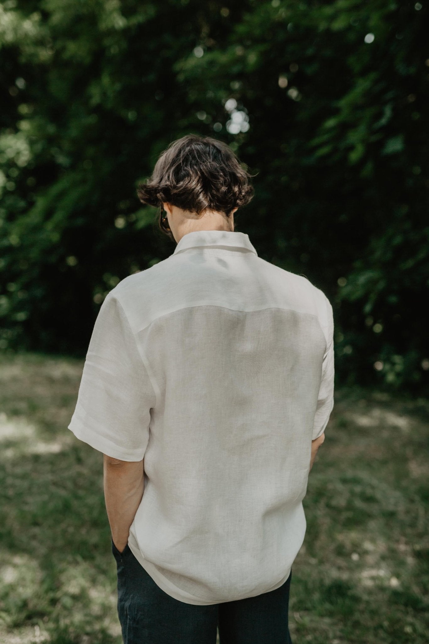 Oversized linen shirt MAGNUS - Linanden