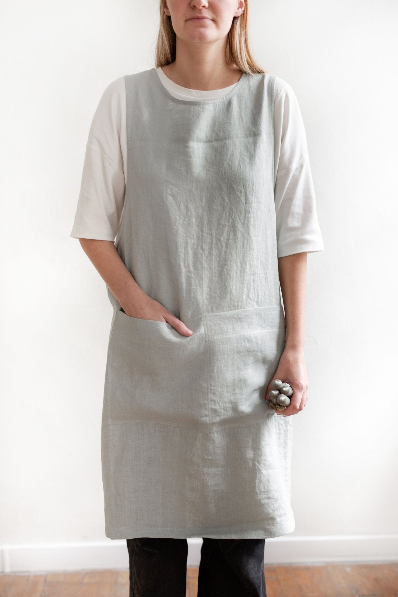 Pinafore linen apron - Linanden