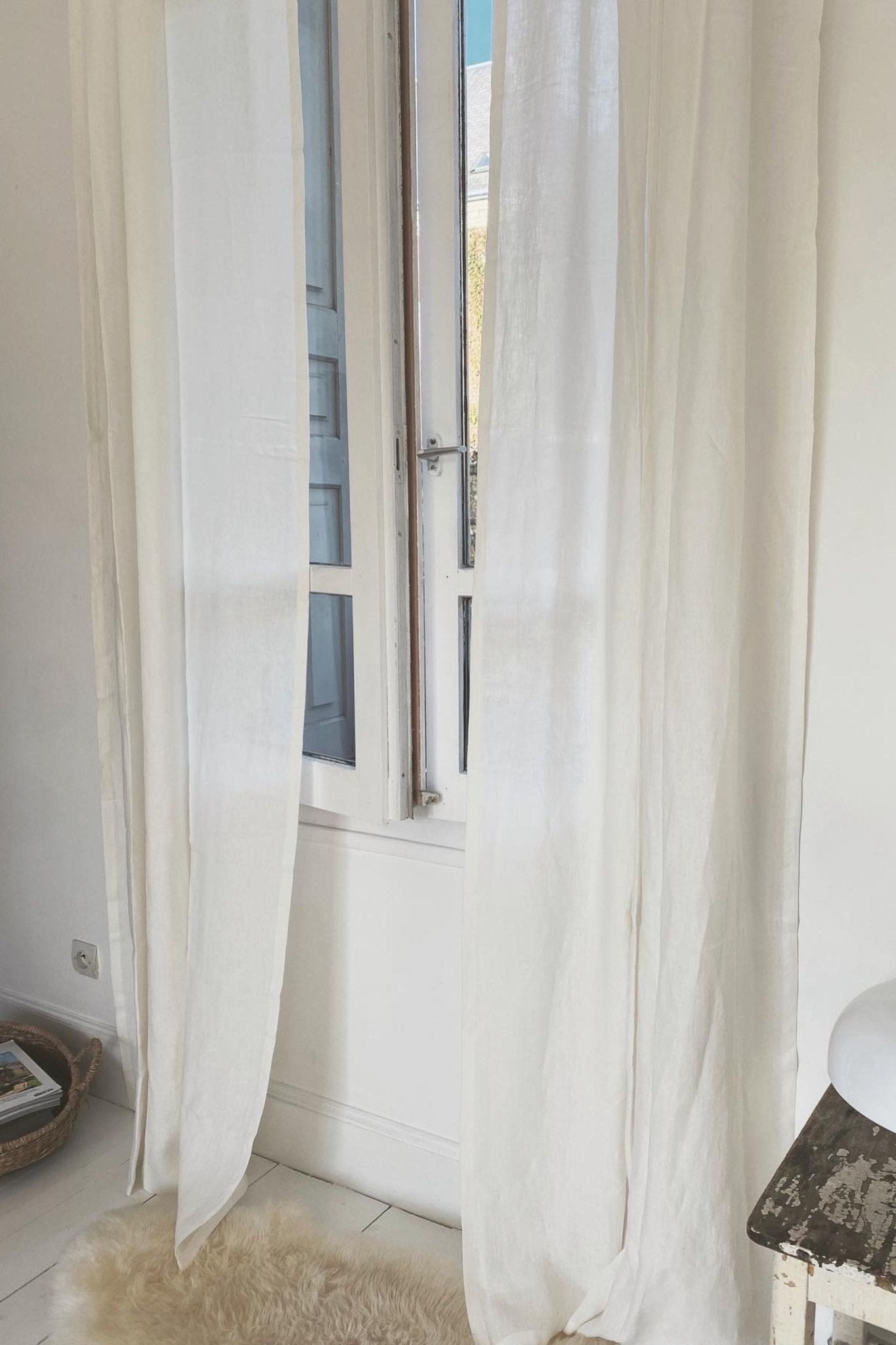 Rod pocket linen curtain - Linanden